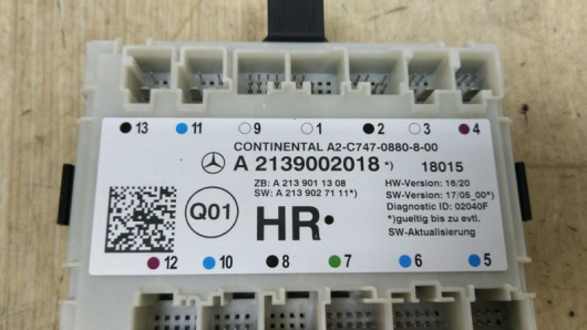 Блок управления двери задней правой Mercedes-Benz A2139002018 Купить в Магазине ssavto