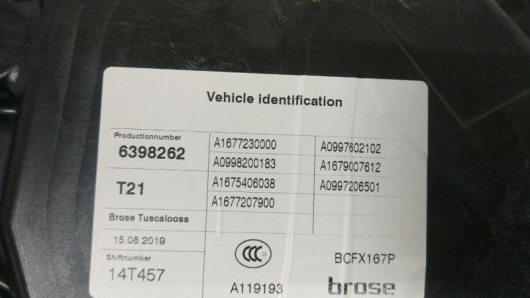 Стеклоподъемник передний левый Mercedes-Benz A1677230000 Стеклоподъемник передний левый Mercedes-Benz A1677230000 для авто Купить в Магазине