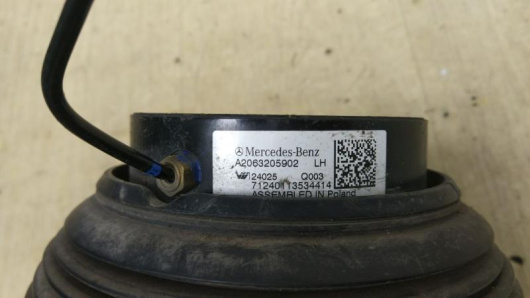 Пневмоподушка левая Mercedes-Benz A2063205902 Пневмоподушка левая Mercedes-Benz A2063205902 для авто Купить в Магазине