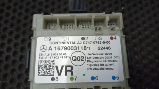 Блок управления двери передней правой Mercedes-Benz A1679003118 Купить в Магазине ssavto
