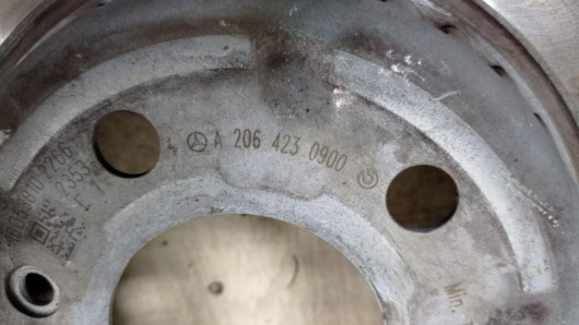 Диск тормозной задний Mercedes-Benz A2064230900 для авто Купить в Магазине