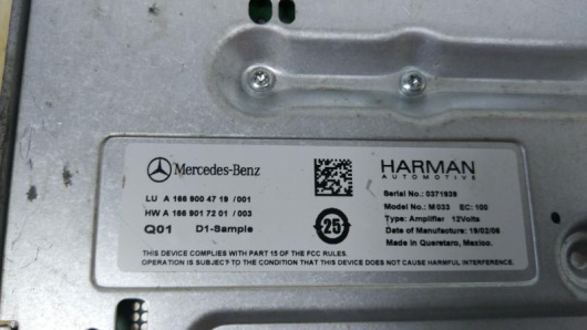 Купить Аудиосистема (комплект) Mercedes-Benz в Магазине